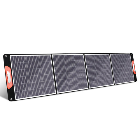 200 W monokristallines tragbares faltbares Solarpanel-Set mit 1 USB-Anschluss für den Außenbereich