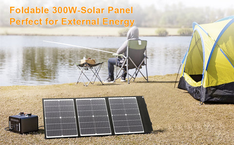 75 W effizientes faltbares MonocBN-Solarpanel, Outdoor-Reiseladegerät, faltbare Tasche mit 3 DC/USB/TYP-C-Solarmodulen