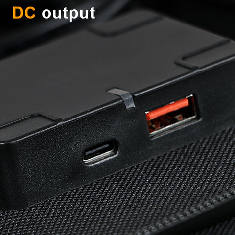 75 W effizientes faltbares MonocBN-Solarpanel, Outdoor-Reiseladegerät, faltbare Tasche mit 3 DC/USB/TYP-C-Solarmodulen