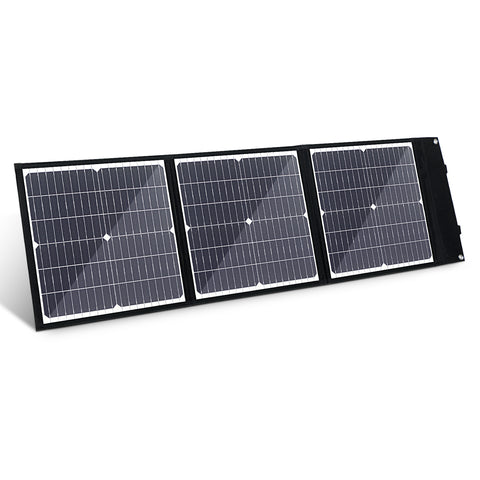75 W effizientes faltbares MonocBN-Solarpanel, Outdoor-Reiseladegerät, faltbare Tasche mit 3 DC/USB/TYP-C-Solarmodulen