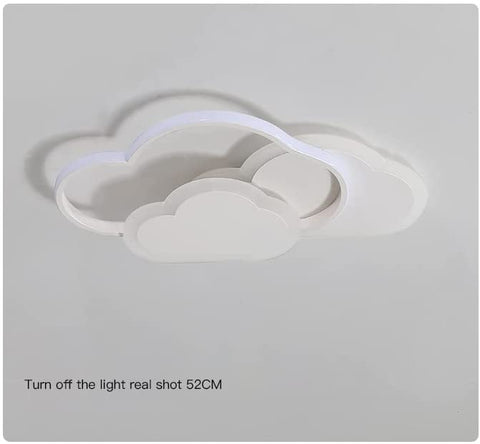LED-Deckenleuchte, Heimdekor-Deckenbeleuchtung, 36 W weißer Acryl-Kronleuchter, Wolkenform-Deckenlampe für Schlafzimmer, Wohnzimmer, Esszimmer, 3000 K warmes Licht