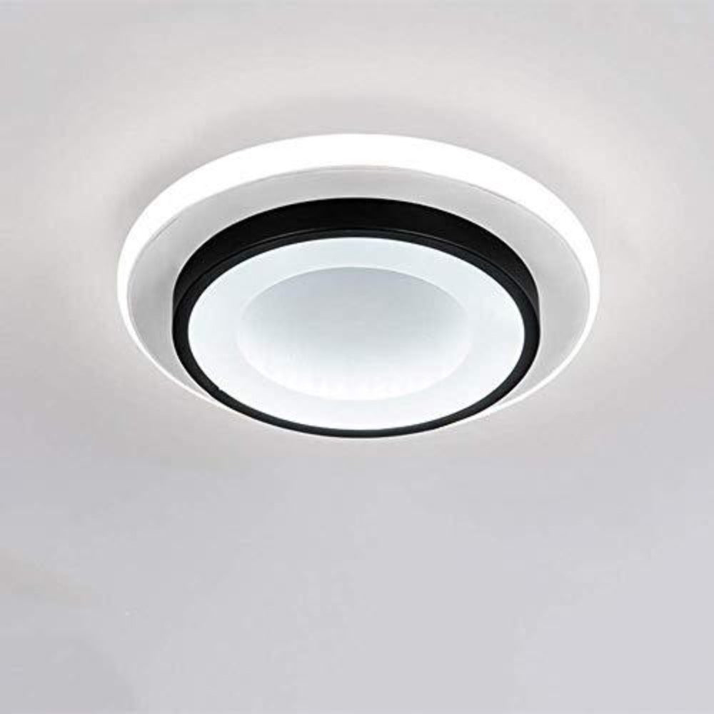 LED-Deckenleuchte, 23 W, nordische Deckenleuchte für Flur, Wohnzimmer, Schlafzimmer, Durchmesser 24 cm, 3000 K–6500 K, rund 