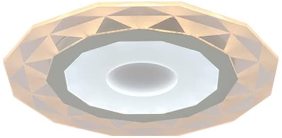 28W LED-plafondlamp Geometrisch ontwerp Plafondlamp 3000K Warm Wit Modern Verlichtingsarmatuur Slanke Ronde Plafondlamp voor Slaapkamer Kantoor Woonkamer Keuken Balkon Gang, Diameter 40CM