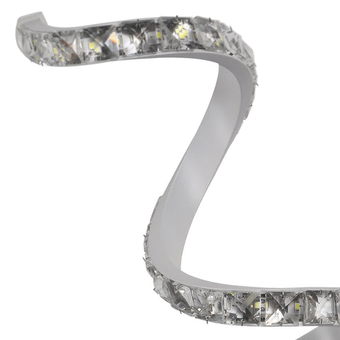 Kristall-Wandleuchte, 18 W LED-Innenwandleuchte, nordische Kristall-Wandleuchte, Dekoration für Schlafzimmer, Nachttisch, Kaltweiß