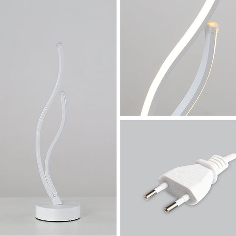 LED-Tischlampe, minimalistische Acryl-Tischlampe, LED-Metall-Designer-Tischlampe, Wellen-Schlafzimmer, sanfte Beleuchtung, LIGHTING Eye