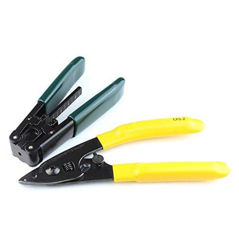 FTTH-Glasfaser-Kit mit FC-6S Cleaver, optischem Leistungsmesser und 5 km Abisolierzange zur visuellen Fehlersuche