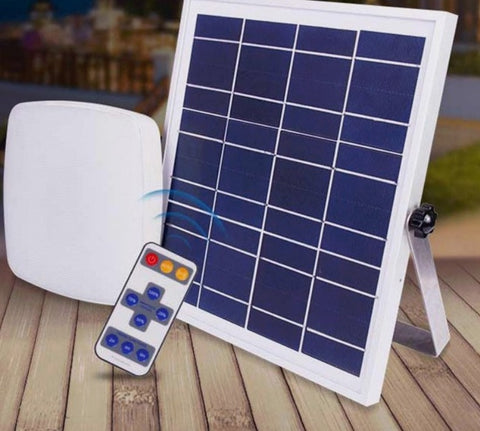 Solar-Deckenleuchte, 6000 K weißes Licht, Lichtsteuerung/Fernbedienung/Radarsensor, 5 m Verlängerungskabel