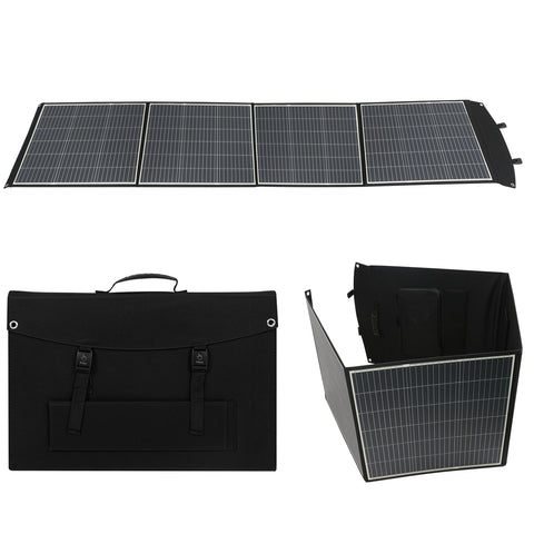 200-W-Solarpanel – monokristalline Leistung, DC 20 V/10 A oder 39 V/5,12 A Ausgang, 3-lagig