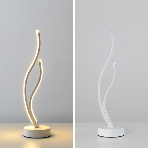 LED-Tischlampe, minimalistische Acryl-Tischlampe, LED-Metall-Designer-Tischlampe, Wellen-Schlafzimmer, sanfte Beleuchtung, LIGHTING Eye