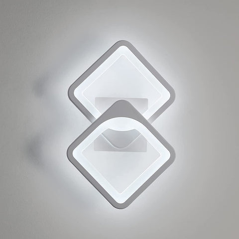 24W LED-Wandleuchte, modernes Design, 6000K Kaltweiß-Beleuchtung, Innenwandlampe für Wohnzimmer, Schlafzimmer, Treppen, Flur, Badezimmer 
