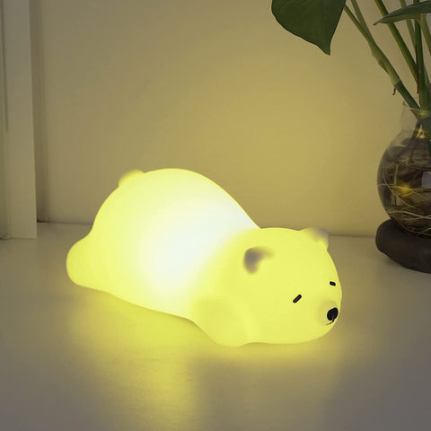 Baby Nachtlicht Kinder Nachtlicht, Kinder Nachtlicht USB Wiederaufladbare Baby Nachtlicht, Baby LED Nachtlicht Tragbare Silikon Mädchen Junge Nachttischlampe Baby Mädchen Geschenk