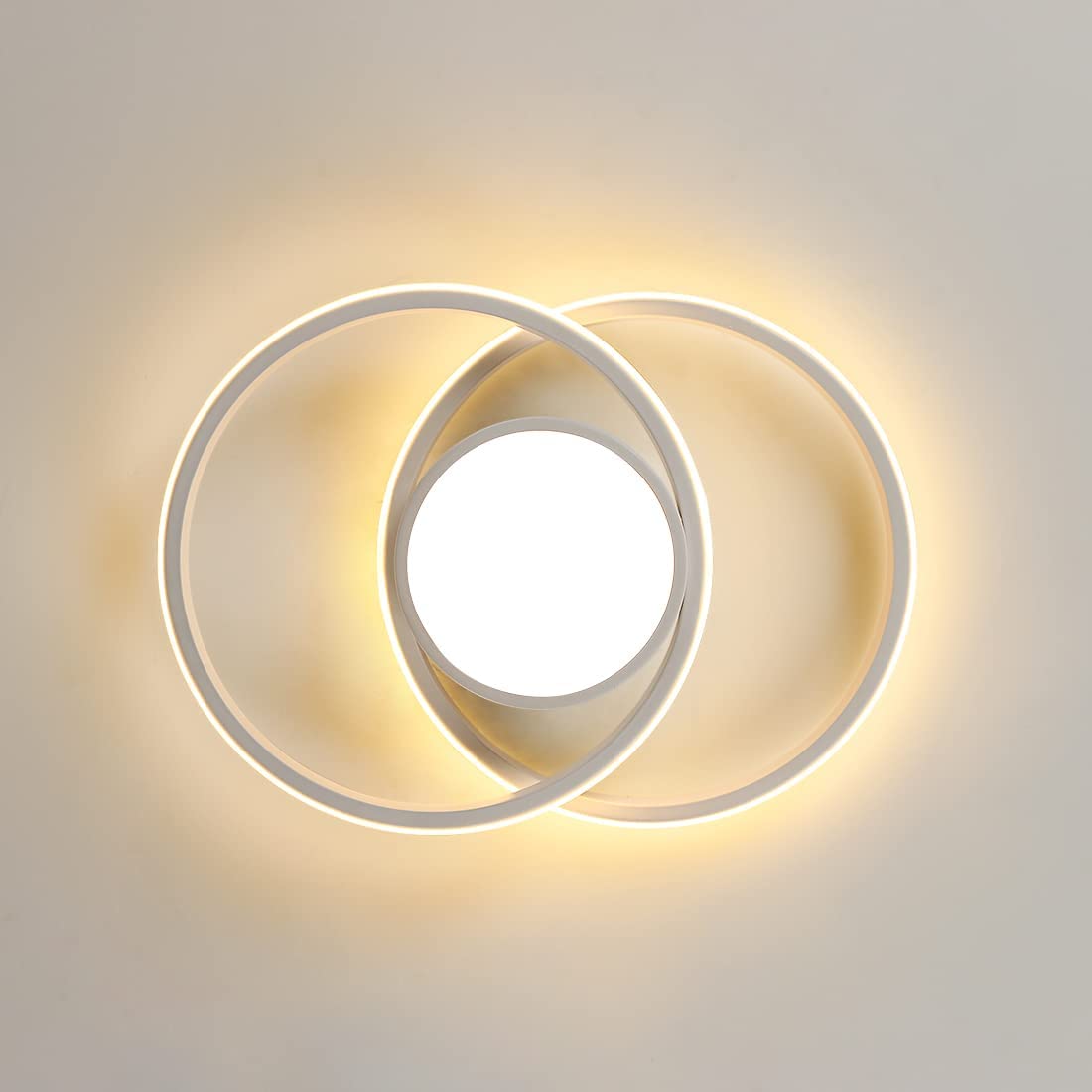 Plafonnier LED, Luminaire Plafonnier Chambre, 42W 4000lm, Rond Lampe de plafond Moderne