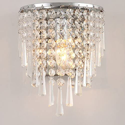 LED-Kristallwandleuchte, moderne LED-Wandleuchte für den Innenbereich, Dekoration, Wandleuchte für Schlafzimmer, Flur, Küche, Wohnzimmer, Esszimmer, 22 cm * 18 cm