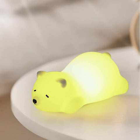 Baby Nachtlicht Kinder Nachtlicht, Kinder Nachtlicht USB Wiederaufladbare Baby Nachtlicht, Baby LED Nachtlicht Tragbare Silikon Mädchen Junge Nachttischlampe Baby Mädchen Geschenk