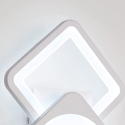 24W LED-Wandleuchte, modernes Design, 6000K Kaltweiß-Beleuchtung, Innenwandlampe für Wohnzimmer, Schlafzimmer, Treppen, Flur, Badezimmer 