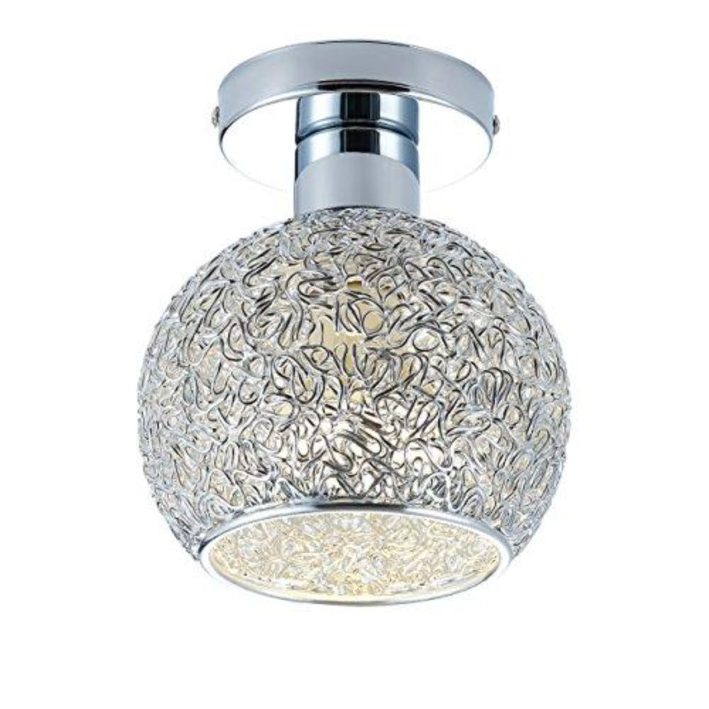 Deckenlampe aus Aluminium Mini-Deckenlampe für Garderobe, Flur und Wohnzimmer