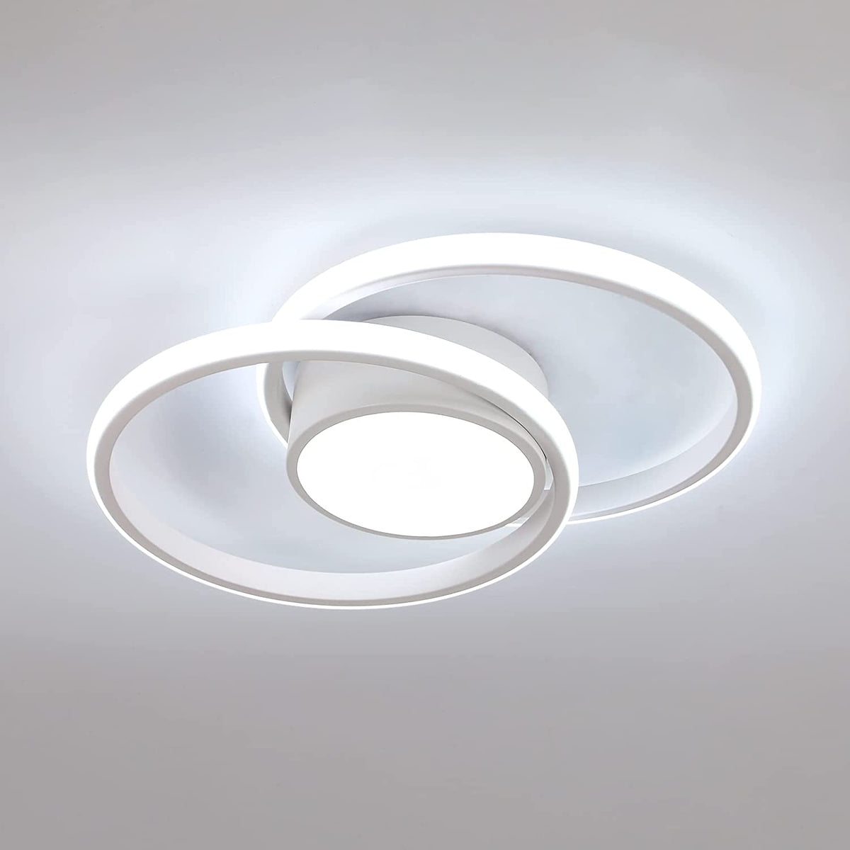 Plafonnier LED, Luminaire Plafonnier Chambre, 39W 4000lm, Rond Lampe de plafond Moderne