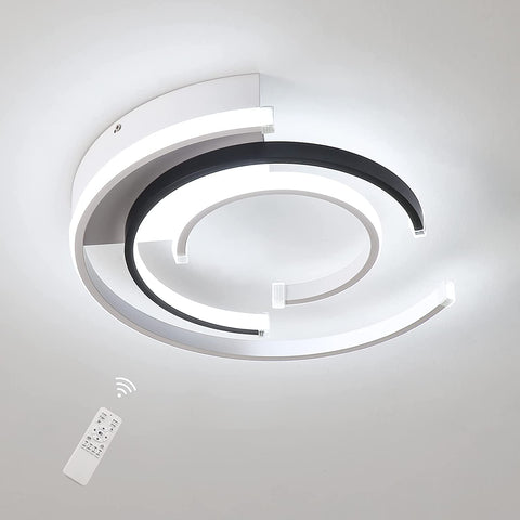 Dimmbare LED-Deckenleuchte mit Fernbedienung, 36 W, moderne LED-Deckenleuchte, 41 cm, Schlafzimmer-Deckenleuchten für Zuhause, Büro, Schlafzimmer, Wohnzimmer, Küche, Balkon, Flur, 3000–6000 K