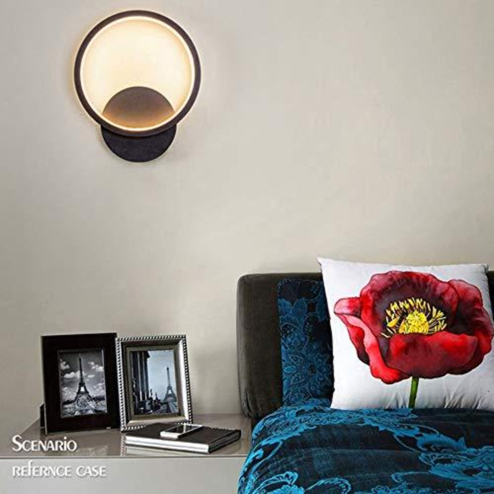 Applique Murale Led Interieur Ronde Blanc Chaud Acrylique Luminaire Murale Interieur