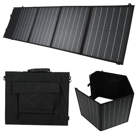 Optimierter Titel auf Französisch: 100 W, 18 V faltbares Solarladegerät, tragbare Tasche für Outdoor-Aktivitäten