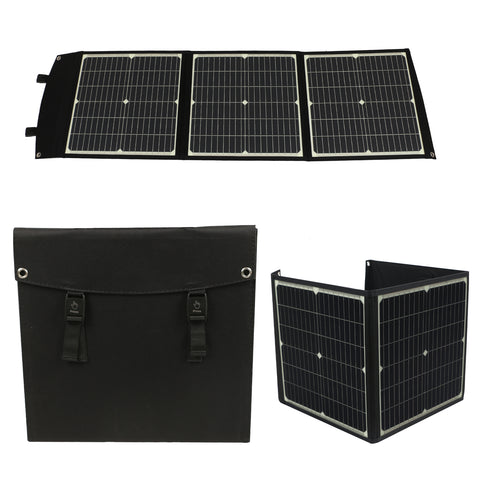 Faltbares tragbares Solarpanel, schnelles Aufladen, Solar-Ladegerät, Powerbank für Handy, Wohnmobil, Outdoor-Uhren, DC + USB, 20 V, 75 W