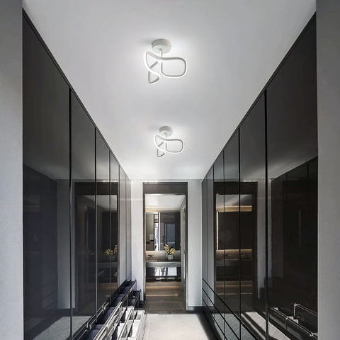 16W LED-Deckenleuchte, moderne kreative Metall-Acryl-Design-Deckenleuchte aus Aluminium, 6000K weiße Deckenleuchte, moderne LED-Deckenleuchte für Wohnzimmer, Schlafzimmer, Küche