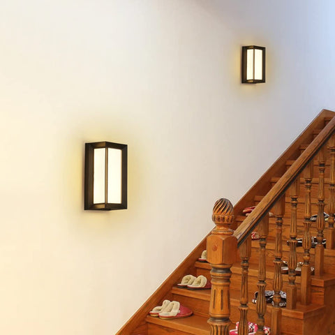 18W LED-Außenwandleuchte, IP65 wasserdichte Wandlampe, 4000K Neutralweiß Moderne Beleuchtung für Innenhof, Garten, Terrasse, Flur, Weg, Patio, Villa - Außenbeleuchtung