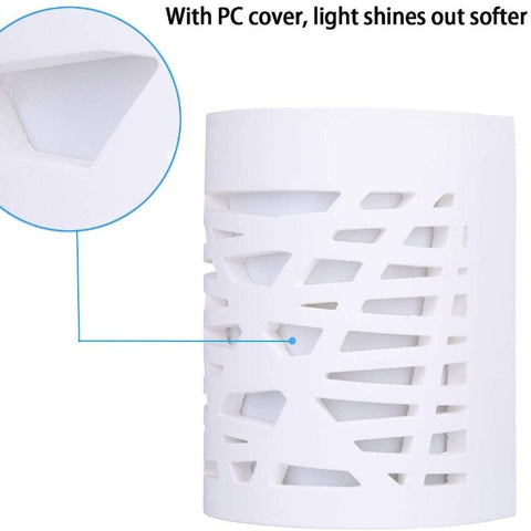 4W LED-Wandleuchte, weißes Licht, moderne Innenleuchte, Gips-Wandleuchte für Badezimmer, Wohnzimmer, Schlafzimmer, Treppen, Flur, warmes weißes Licht 3000 K