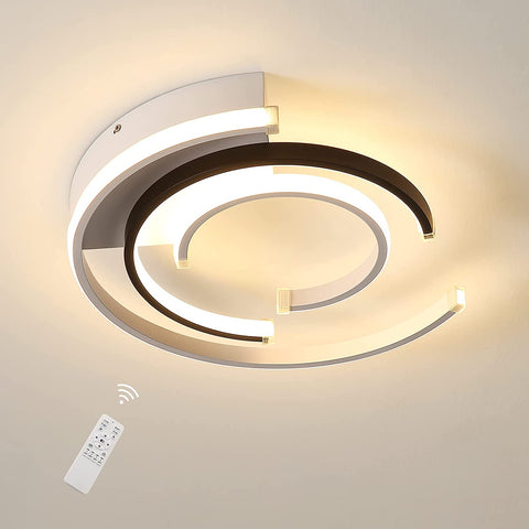 Dimmbare LED-Deckenleuchte mit Fernbedienung, 36 W, moderne LED-Deckenleuchte, 41 cm, Schlafzimmer-Deckenleuchten für Zuhause, Büro, Schlafzimmer, Wohnzimmer, Küche, Balkon, Flur, 3000–6000 K