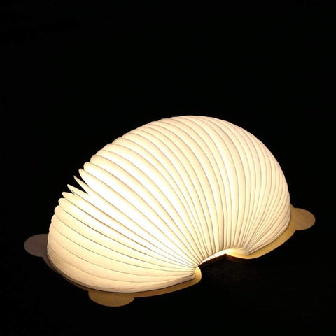 Faltbare Buchformlampe Kindernachtlicht Tragbare Papierlampe 7 Farben USB-Aufladung