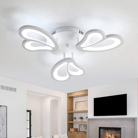 45W LED Deckenleuchte, 4050LM 6500K LED Deckenleuchte für Badezimmer Küche Wohnzimmer Schlafzimmer Balkon Garage