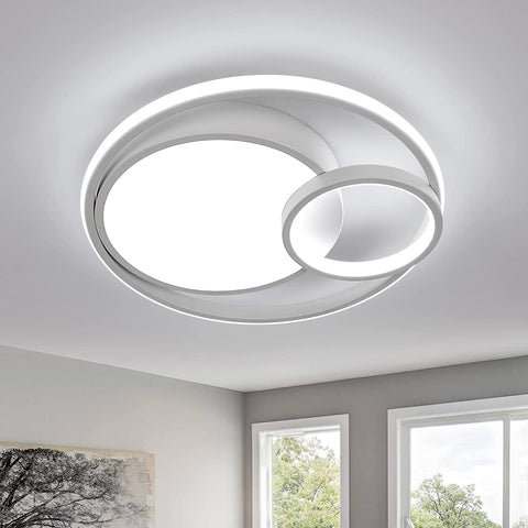 LED-Deckenleuchte, 50 W, 5600 lm, Deckenlampe, moderne LED-Deckenleuchte für Schlafzimmer, Wohnzimmer, Flur, Büro, Badezimmer, Küche, kaltweißes Licht 6000 K
