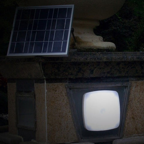 Solar-Deckenleuchte, 6000 K weißes Licht, Lichtsteuerung/Fernbedienung/Radarsensor, 5 m Verlängerungskabel