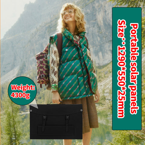 120 W tragbare, faltbare Solarmodule für Camping, Wandern, Tasche, Ladegerät