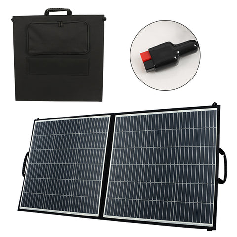 100-W-Solarpanel für Kraftwerk, tragbares Solar-Ladegerät, Schnellladung, USB-A-QC3.0-PD, 45-W-USB-C-DC-Anschlüsse, IP65, IP65 für Solar-/Stromgenerator, Laptop, iPads