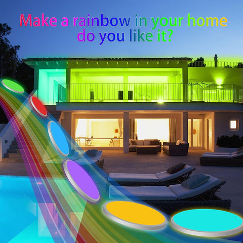 LED-Deckenleuchte Dimmbar RGB 3000K-6500K Runde LED-Deckenleuchte Badezimmer Wasserdicht IP54 Für Bad, Schlafzimmer, Wohnzimmer, Küche ?30CM 
