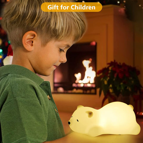Baby Nachtlicht Kinder Nachtlicht, Kinder Nachtlicht USB Wiederaufladbare Baby Nachtlicht, Baby LED Nachtlicht Tragbare Silikon Mädchen Junge Nachttischlampe Baby Mädchen Geschenk