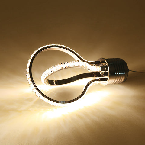 Moderner Kronleuchter, LED-Kristall-Deckenleuchte 21 W, 3000 K, Aluminium-Pendelleuchte für Schlafzimmer, Küche, Esszimmer, Bar, Theke, Korridor, Ausstellungshalle, höhenverstellbar