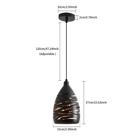 Moderne LED-Pendelleuchte, industrieller hohl geschnitzter Kronleuchter, Metallkäfig-Deckenleuchte, schwarze Schirm-Pendelleuchte, E27-Lampe für Wohnzimmer, Küche, Flur, Restaurant, Loft, Café, Bar