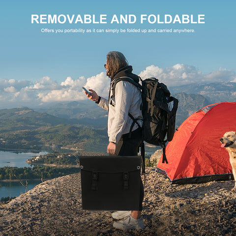Faltbares tragbares Solarpanel, schnelles Aufladen, Solar-Ladegerät, Powerbank für Handy, Wohnmobil, Outdoor-Uhren, DC + USB, 20 V, 75 W