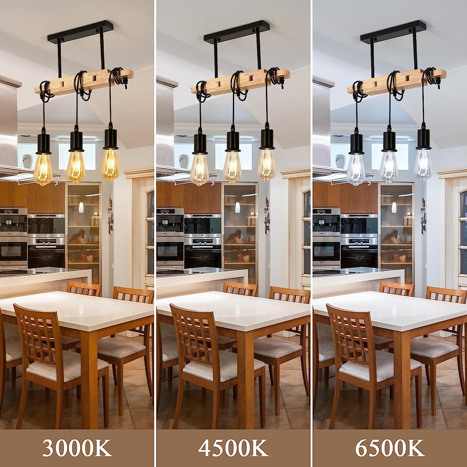 Diagramme de l'effet lumineux du lustre