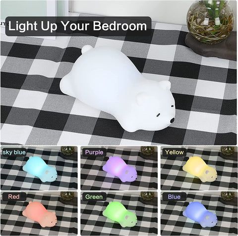 Baby Nachtlicht Kinder Nachtlicht, Kinder Nachtlicht USB Wiederaufladbare Baby Nachtlicht, Baby LED Nachtlicht Tragbare Silikon Mädchen Junge Nachttischlampe Baby Mädchen Geschenk