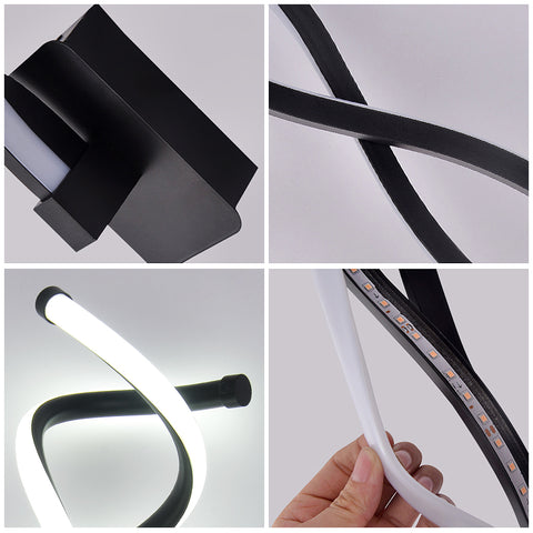 LED-Wandleuchte, 13 W Nachttisch-Wandleuchte, Aluminium-Wandleuchte für Schlafzimmer, Wohnzimmer, Treppe, Flur