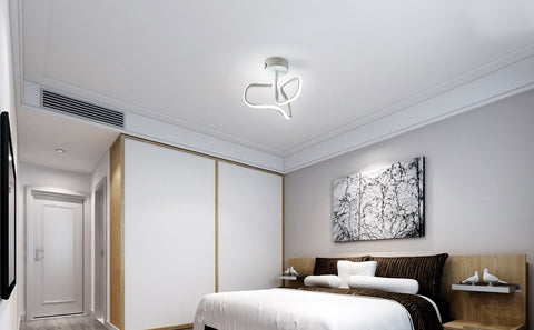 16W LED-Deckenleuchte, moderne kreative Metall-Acryl-Design-Deckenleuchte aus Aluminium, 6000K weiße Deckenleuchte, moderne LED-Deckenleuchte für Wohnzimmer, Schlafzimmer, Küche