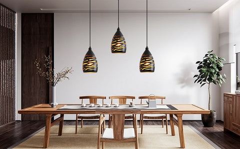 Moderne LED-Pendelleuchte, industrieller hohl geschnitzter Kronleuchter, Metallkäfig-Deckenleuchte, schwarze Schirm-Pendelleuchte, E27-Lampe für Wohnzimmer, Küche, Flur, Restaurant, Loft, Café, Bar