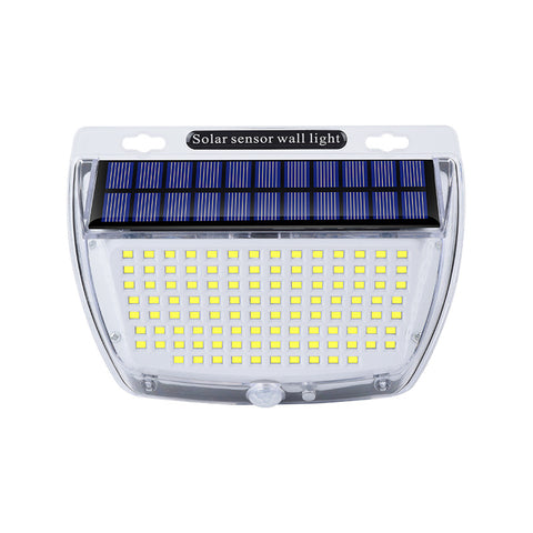 2 Stück Solar-Wandleuchte für den Außenbereich, 160 LEDs, Bewegungsmelder, LED-Wandleuchte, Kaltweiß 6000 K, für Innenhof, Garten, Korridor, Terrasse, in der Nähe der Wand, Weg, Terrasse, Villa 