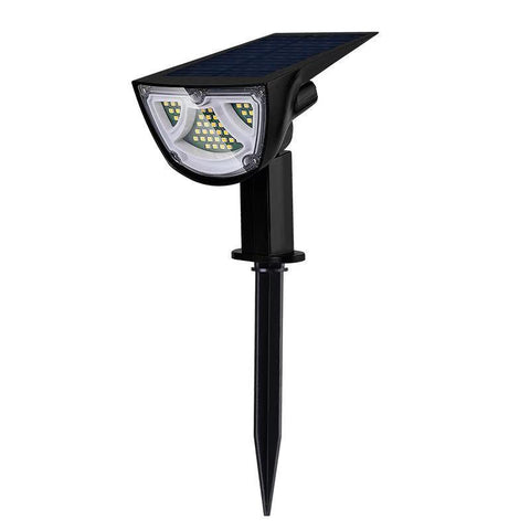 Solar-Gartenleuchte mit Bewegungsmelder, Solarleuchten für den Außenbereich, IP65 wasserdichte Außenwandleuchte, 43 LEDs, superhelles Solarlicht 650 lm, 2 Stück