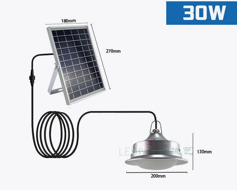 55LED Solarbetriebene Pendelleuchte für den Außenbereich