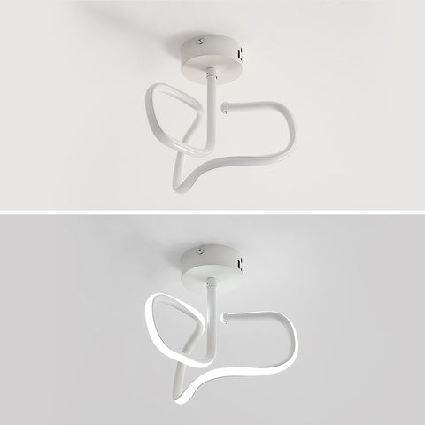 16W LED-Deckenleuchte, moderne kreative Metall-Acryl-Design-Deckenleuchte aus Aluminium, 6000K weiße Deckenleuchte, moderne LED-Deckenleuchte für Wohnzimmer, Schlafzimmer, Küche